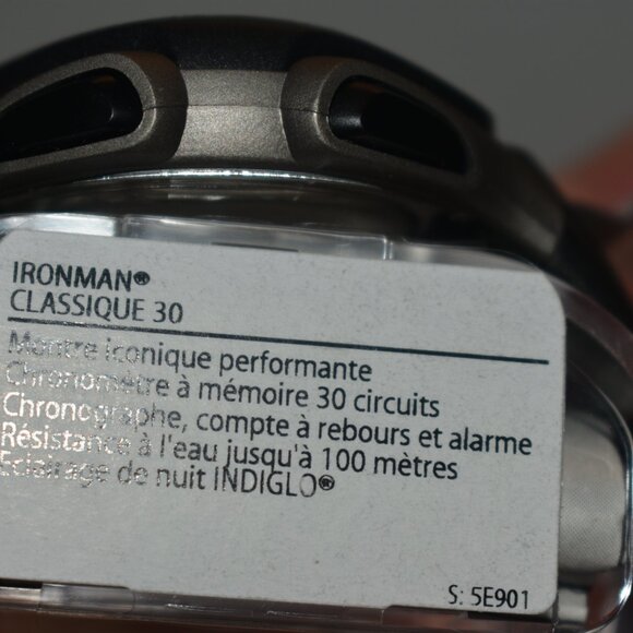 Timex T5E9019J Men's "Ironman" 30-Lap Resin Watch, 3 Alarms, Indiglo, Chrono - Picture 8 of 8